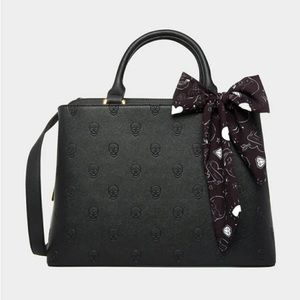 Betsey Johnson Skullicious Satchel Black